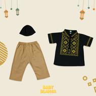 Baju Koko Anak Bayi Laki Laki 6 18 Bulan Abraham Set
