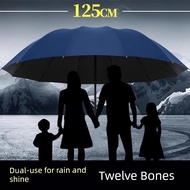 payung lipat Payung Besar Lelaki Double Triple Besar Lipat Payung Wanita Payung Perniagaan Tiga Lipa