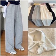 High Waist Casual Pants - Spring/Autumn Cuffed Sweatpants for Women