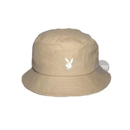 Copaz Shop Topi Bucket Playboy Logo White Premium