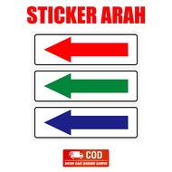 ARROW DIRECTION STICKER