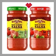 Old El Paso Thick & Chunky Salsa | Hot | Mild | 226g | Authentic Mexican Sauce Dip for Fajitas Burri