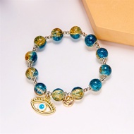 【Evil Eye Protection Bracelet】 Stylish Beaded Bracelet With Evil Eye Charm Evil Eye Bracelet/Beaded 