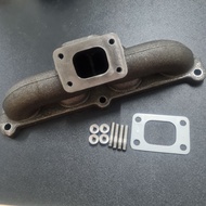 Mitsubishi 4B11 Turbo Manifold with stainless steel studs T25 T28 GT28 3layer gasket for Bolt On Ins