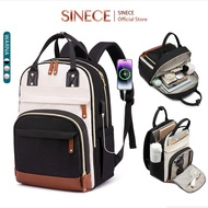 SINECE Women's Multifunction Backpack Large Capacity Waterproof 27L Office School Travel Backpack Wo