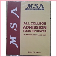 ☼ ✢ ✗ MSA ALL COLLEGE ADMISSION TESTS REVIEWER