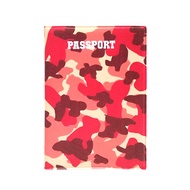 Cover Passport Army Camouflage Bape Merah Sampul Passport