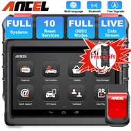 Ancel X6 เครื่องสแกน OBD2 สำหรับรถบรรทุกทุกคันเครื่องมือวิเคราะห์เต็มระบบรองรับการทดสอบ ECU Coding พร้อมฟังก์ชั่นรีเซ็ต10ฟังก์ชั่น OBD 2เครื่องสแ