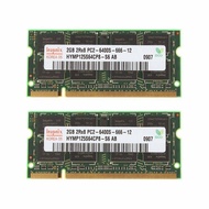 ใหม่สำหรับ Hynix 4GB 2X2GB 2Rx8 DDR2 PC2-6400 800MHz 200Pin CL6 SODIMM หน่วยความจำแล็ปท็อปโน๊ตบุ๊ค S