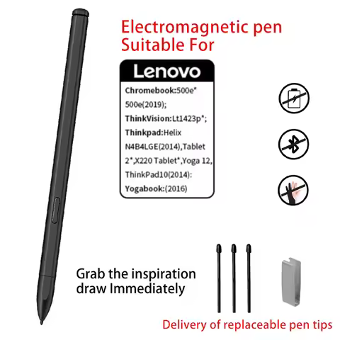 Electromagnetic Pen For Lenovo 500e Helix Yoga12 Thinkpad 10 Yogabook x220 Samsung Galaxy Tablet Tab