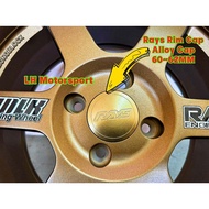 Rim Cap Alloy Rays Te37 Ce28 Ze40 Re30 Auto Option Wheel Cap 60~62MM Myvi Alza Axia Saga Flx Waja Ca