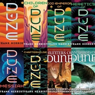Dune | Dune of Messiah | Children of Dune | God Emperor of Dune | Heretics of Dune | Hunters of Dune