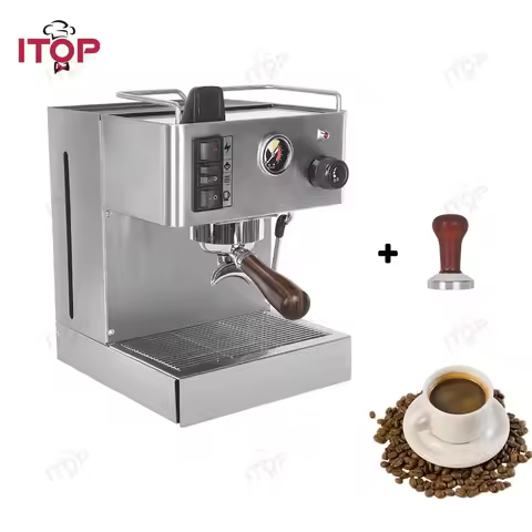 ITOP TOP MT183 Coffee Machine Espresso Coffee Maker 9 Bar 3.5L Water Tank Ulka Pump 1050W 420ML Bras