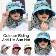 Outdoor Riding Anti-UV Sun Hat Trendy Dust Mask Hat Protect M4D7 Neck Outdoor Hat Anti-uv Sunscreen