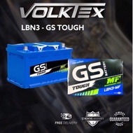 LBN3 GS Tough YUASA LBN3 Din66L MF Car Battery Kereta Bateri Toyota Hilux Ford Ranger