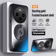 Casing For vivo iQOO Z10 iQOOZ10 iQ00Z10 Phone Case Luxury 360 Rotating Magnetic Bracket AG Dazzling