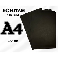 MANILA PAPER / BLACK BC PAPER 150 GSM A4 SIZE (21 X 29.7 CM), 80 SHEETS