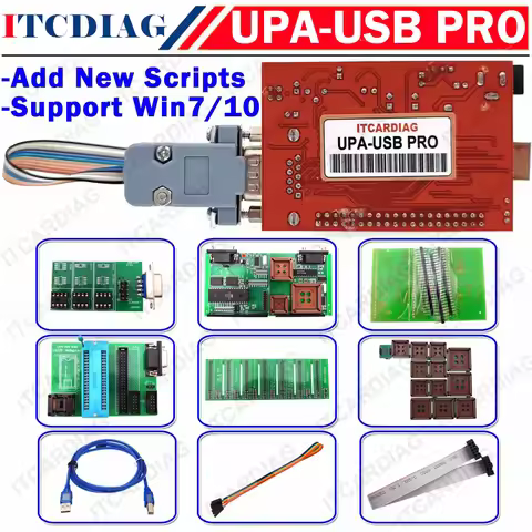 ITCARDIAG UPA-USB PRO V1.3 SN : 050D5A5B ECU Chip Tunning Tool Add New Scripts with NEC Functions UP