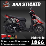 1866 Sticker decal vario 125 techno fullbody - decal vario techno 125 techno