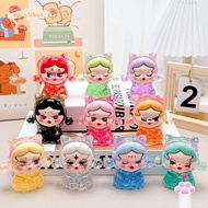 EUCALYTUSMY Pop Mart Ornaments, DIY Decoration Two-color Bead Desktop Pop Mart Ornaments, Pop Mart Q