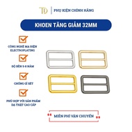 32mm handbag strap increasing and decreasing eyelets, rectangular eyelets with 5-8 year durability, 