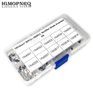100Pcs/box 10 Values Rectifier Diode Assorted Kit 1N4001 1N4002 1N4003 1N4004 1N4005 1N4006 1N4007 1