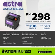 BATERI KERETA | DIN45L | MF | ASTRA