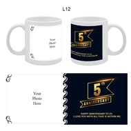 L12 Anniversary Color Changing Mug Photo Print Ceramic Mug Coffee Mug Love Mug Couple Gift For Her G