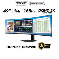 Armaggeddon 49" 165Hz | DQHD 5K | HDR400 | G-Sync | 1ms | Pixxel+ PXP 49 PRO VA | Gaming Monitor