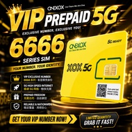 【VIP GOLD NUMBER】0115 6666 XXX 🔥 ONEXOX 5G SIM | Internet Murah RM22 100GB | Celcom Coverage