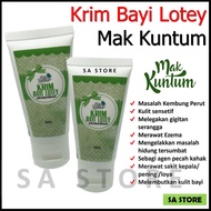 KRIM BAYI LOTEY / KRIM AROMATERAPI / MERAWAT EZEMA / KEMBUNG PERUT / PECAH KAHAK BAYI