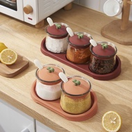 Kitchen Spice Box Household Spice Jar Spice Jar Salt Jar Spice Jar Combination Spice Set
