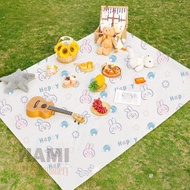 Waterproof, Moisture-Proof Picnic Mat "Happy Picnic Mat" Convenient disposable 160x230 cm