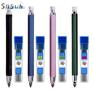 SNSUH Mechanical Pencil 2B/4B/6B/8B Pencil Refill Metal Stationery Sketch Comics Design Drawing Tool