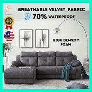 Sofa Murah Sofa L shape Sofa Kain Sofa Mini Sofa Velvet Sofa Fabric Sofa 3 Seater Sofa Kecil Waterpr