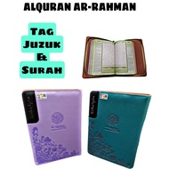 alquran AR RAHMAN tajwid berwarna dan terjemahan size a5 tagging surah & juzuk