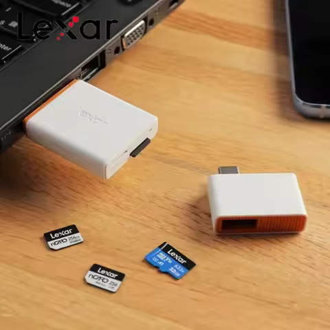Lexar USB 3.1 Dual USB A Type-C Memory Card Reader NM Card reader and MicroSD TF Card Reader 100% Or