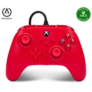 PowerA Wired Controller for Xbox Series X|S, Xbox One, Windows 10/11 – Red (Officially Licensed)