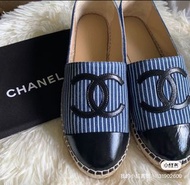 Chanel 草編鞋 幾乎全新 新淨