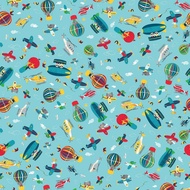 [Fabric Fanatics]100% Cotton Clockworks Flight Time Patchwork Quilting DIY Craft Fabric