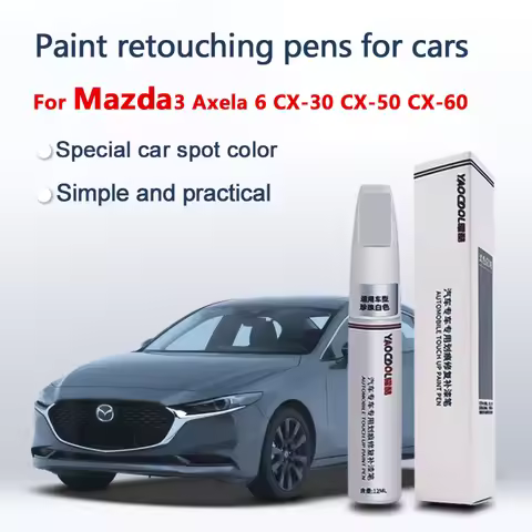 For Mazda 3 6 CX-30 CX-50 CX-60 paint pen pearl white soul red original factory car paint repair spe