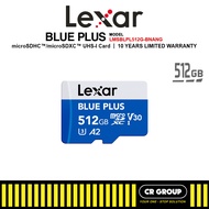 Lexar BLUE PLUS microSDXC UHS-I Card - 512GB (10Yrs Limited Lexar Warranty)