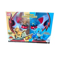 Pokemon Battling Figures Eevee And Squirtle *New Arrival * ของเล่นสำหรับเด็ก (#47953)