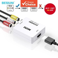 RCA to HDMI AV2HDMI AV to HDMI 1080P RCA Composite CVBS AV to HDMI Video Audio Converter AV2HDMI wit