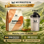 MYPROTEIN Impact Whey Protein Matcha Latte 1KG/2KG | 21g Protein Powder for Workout Recovery
