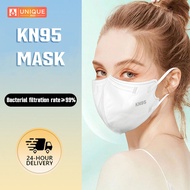 KN95 Mask 100 Pcs Face Mask 5D 5 Layer Disposable Protective Mask Medical Masks KN95 口罩 非独立包装