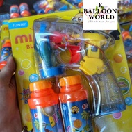 [JOHOR]Minion Auto Bubble Gun Led Bubble Gun