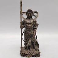 Antique Antique Bronzeware Collection Erlang God Yang Yang Buddha Statue Small Ornaments Xiaotian Do