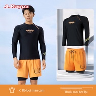 Bộ Đồ Bơi Nam Kappa Dài Tay Bộ Bơi Nam Dài Tay Đồ Bơi Nam Dài Tay Bộ Bơi Nam Màu Đen Quần Áo Bơi Cho