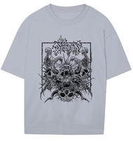 Baju Murah Atasan Cowok Keren SKULL UP N DOWN TWINS HEAD RUBHK8485